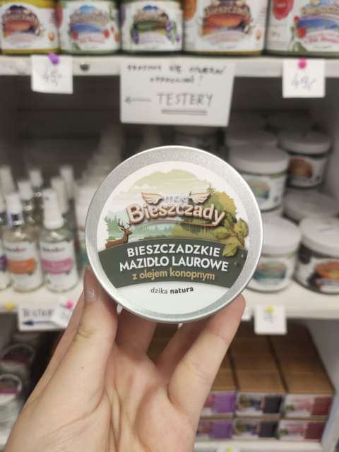 Bieszczadzkie Mazidło Laurowe 30% z Olejem Konopnym Bieszczadzkie Mazidło Laurowe 30% z Olejem Konopnym