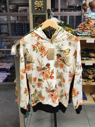 Leśna bluza damska "Jesienne ptaki"