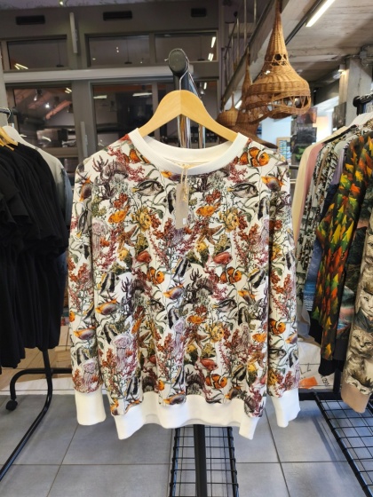 Bluza "Ryby" ręcznie szyta
