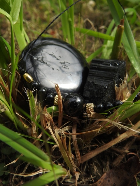 Bransoletka "TURMALINKA" z czarnymi turmalinami bransoletka ochronna nr 2